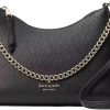 Kate Spade New York Crossbody Handbags | Kate Spade New York Women'S Zippy Pebbeled Leather Convertible Crossbody Bag, Black