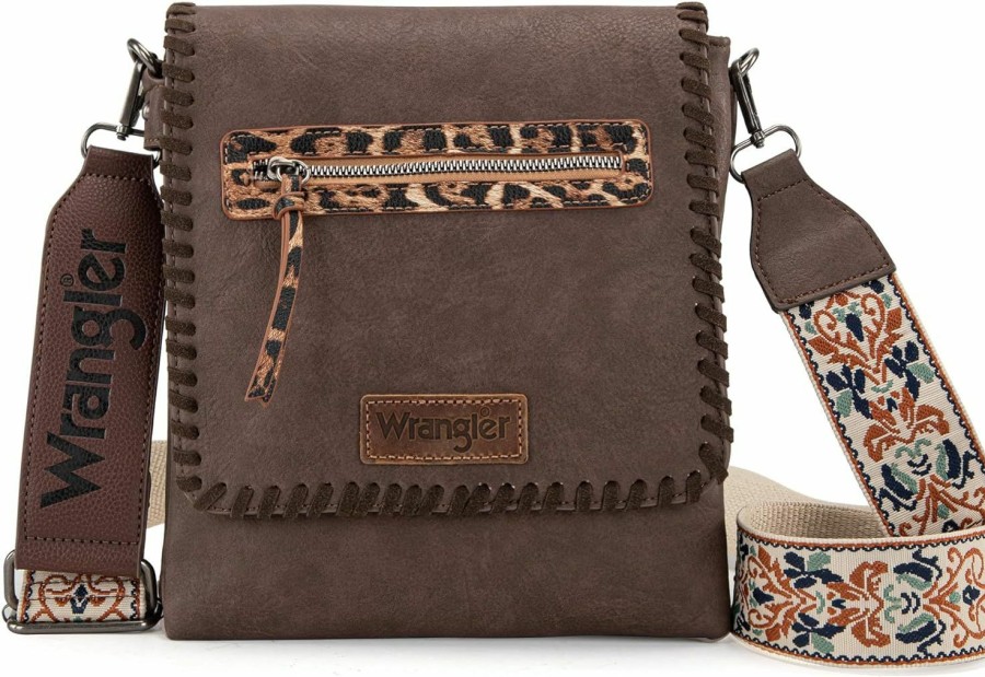 Wrangler Crossbody Handbags | Wrangler Crossbody Bags For Women Western Hand Woven Satchel Purse