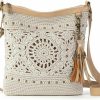 The Sak Crossbody Handbags | The Sak Lucia Crossbody Bag In Crochet, Convertible Purse With Adjustable Shoulder Strap