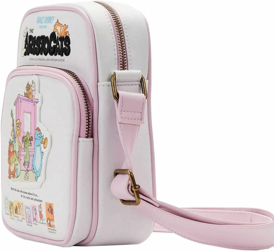 Loungefly Crossbody Handbags | Loungefly Disney The Aristocats Poster Passport Crossbody Bag