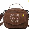 AWXZOM Crossbody Handbags | Awxzom Small Cute Corduroy Crossbody Bag Min Kawaii Purse Crossbody Bag Small Kawaii Wallet Small Kawaii Crossbody Bag