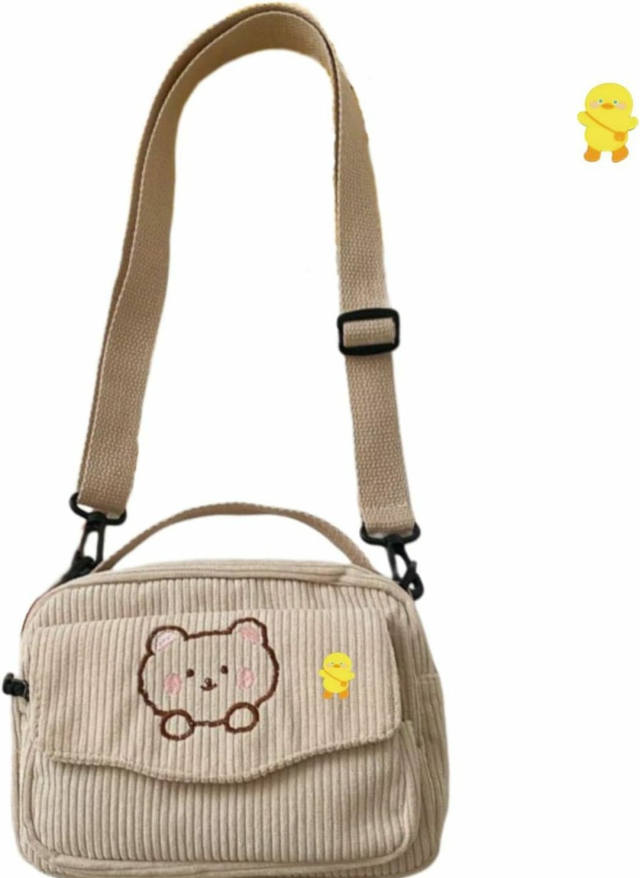 AWXZOM Crossbody Handbags | Awxzom Small Cute Corduroy Crossbody Bag Min Kawaii Purse Crossbody Bag Small Kawaii Wallet Small Kawaii Crossbody Bag