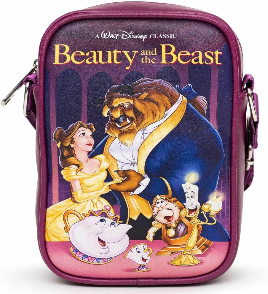 Buckle-Down Crossbody Handbags | Disney Bag, Crossbody, Beauty And The Beast Vhs Movie Box Replica, Vegan Leather