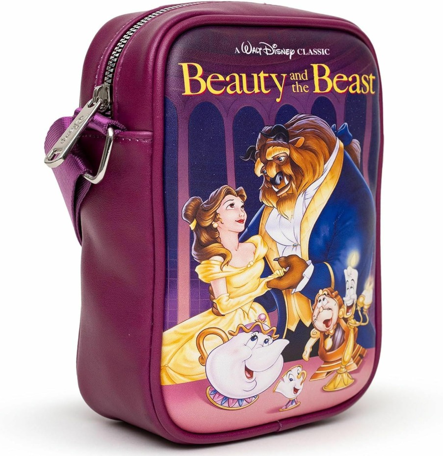 Buckle-Down Crossbody Handbags | Disney Bag, Crossbody, Beauty And The Beast Vhs Movie Box Replica, Vegan Leather