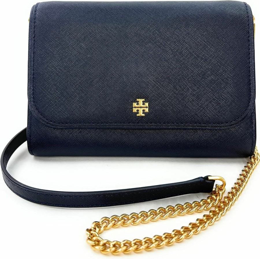 Tory Burch Crossbody Handbags | Tory Burch Emerson Chain Wallet Leather Cross Body Bag