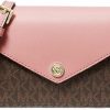 Michael Kors Crossbody Handbags | Michael Kors Small Logo Envelope Crossbody Bag (Primrose)