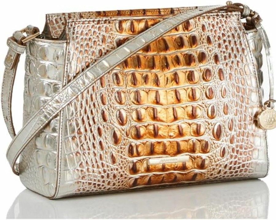 BRAHMIN Crossbody Handbags | Hillary - Macchiato Ombre Melbourne