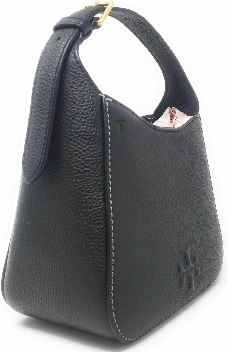 Tory Burch Crossbody Handbags | Tory Burch Women'S Thea Small Bucket Bag (Black)