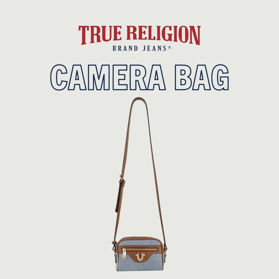 True Religion Crossbody Handbags | True Religion Crossbody Bag, Women'S Small Purse Handbag With Adjustable Strap, Denim