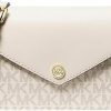 Michael Kors Crossbody Handbags | Michael Kors Small Logo Envelope Crossbody Bag (Lt Cream Multi)