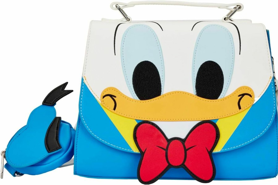 Loungefly Crossbody Handbags | Loungefly Disney Donald Duck Cosplay Crossbody Bag