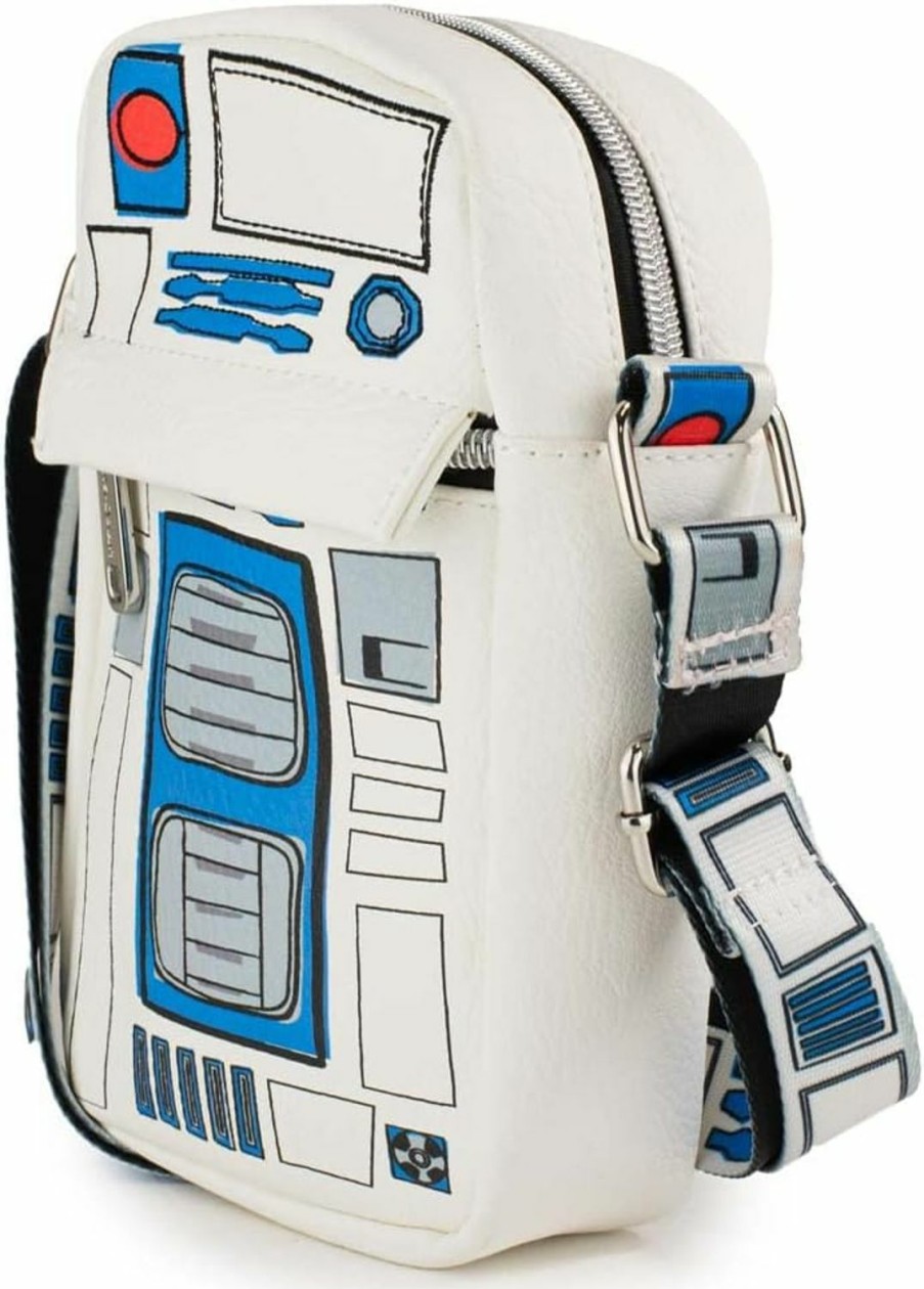 Buckle-Down Crossbody Handbags | Star Wars Bag, Cross Body, R2-D2, Bounding, Vegan Leather 8.0\" X 6.5\"