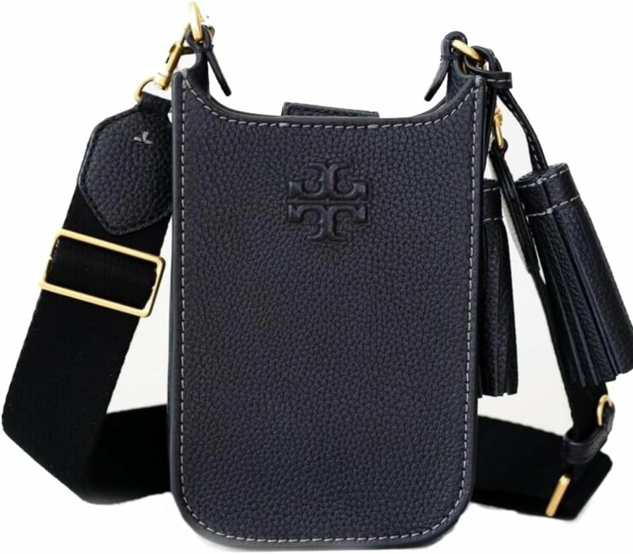 Tory Burch Crossbody Handbags | Tory Burch Women'S Thea Cellphone Crossbody (Black)