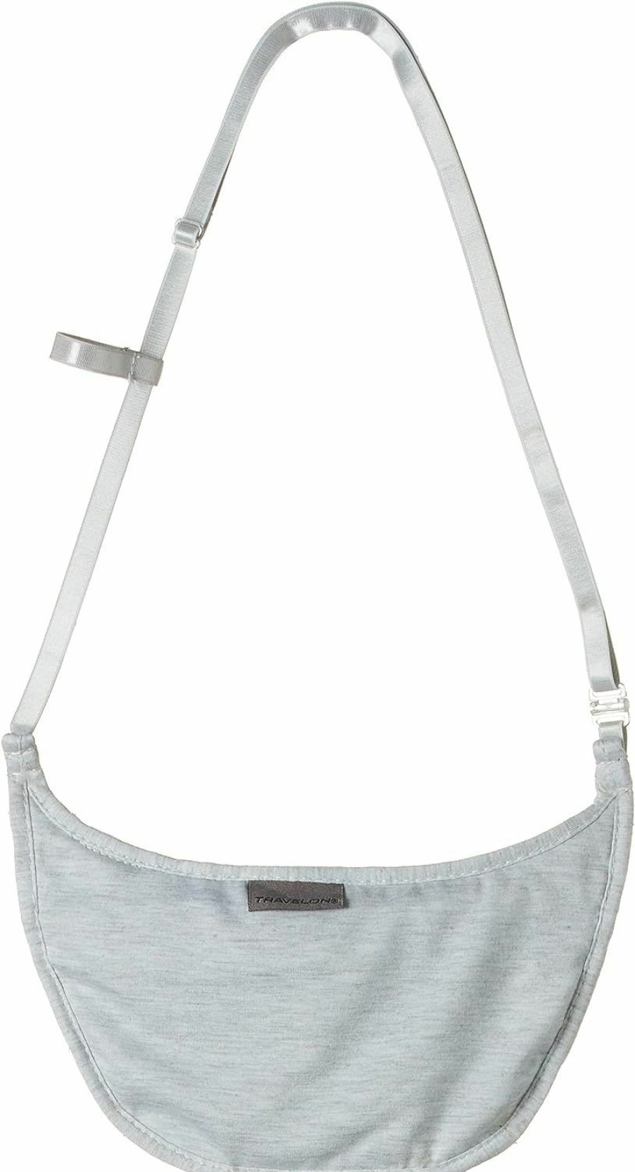 Travelon Crossbody Handbags | Travelon Women'S Ladies Undergarment Crossbody Pouch, Gray, 7 X 4.25 X .1