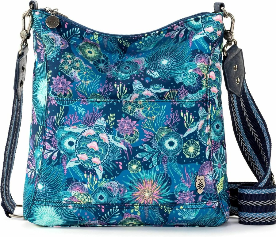 Sakroots Crossbody Handbags | Sakroots Lucia Crossbody In Repreve Eco-Twill