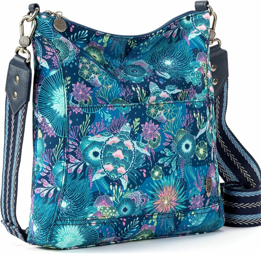 Sakroots Crossbody Handbags | Sakroots Lucia Crossbody In Repreve Eco-Twill