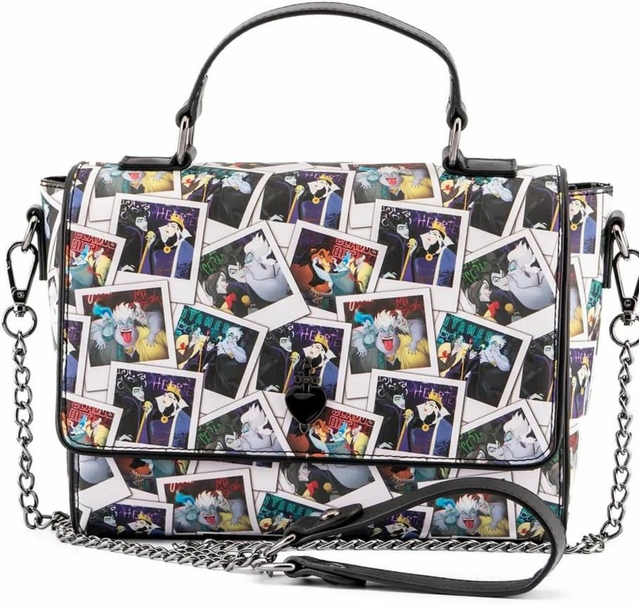 Loungefly Crossbody Handbags | Loungefly Disney Villains Club Crossbody Bag