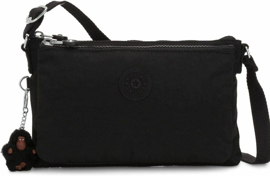 Kipling Crossbody Handbags | Kipling Mikaela Crossbody Bag Black Tonal