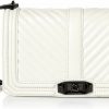 Rebecca Minkoff Crossbody Handbags | Rebecca Minkoff Women'S Chevron Quilted Love Crossbody Bag