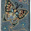 Mary Frances Crossbody Handbags | Mary Frances Mariposa Beaded Butterfly Crossbody Phone Bag, Blue