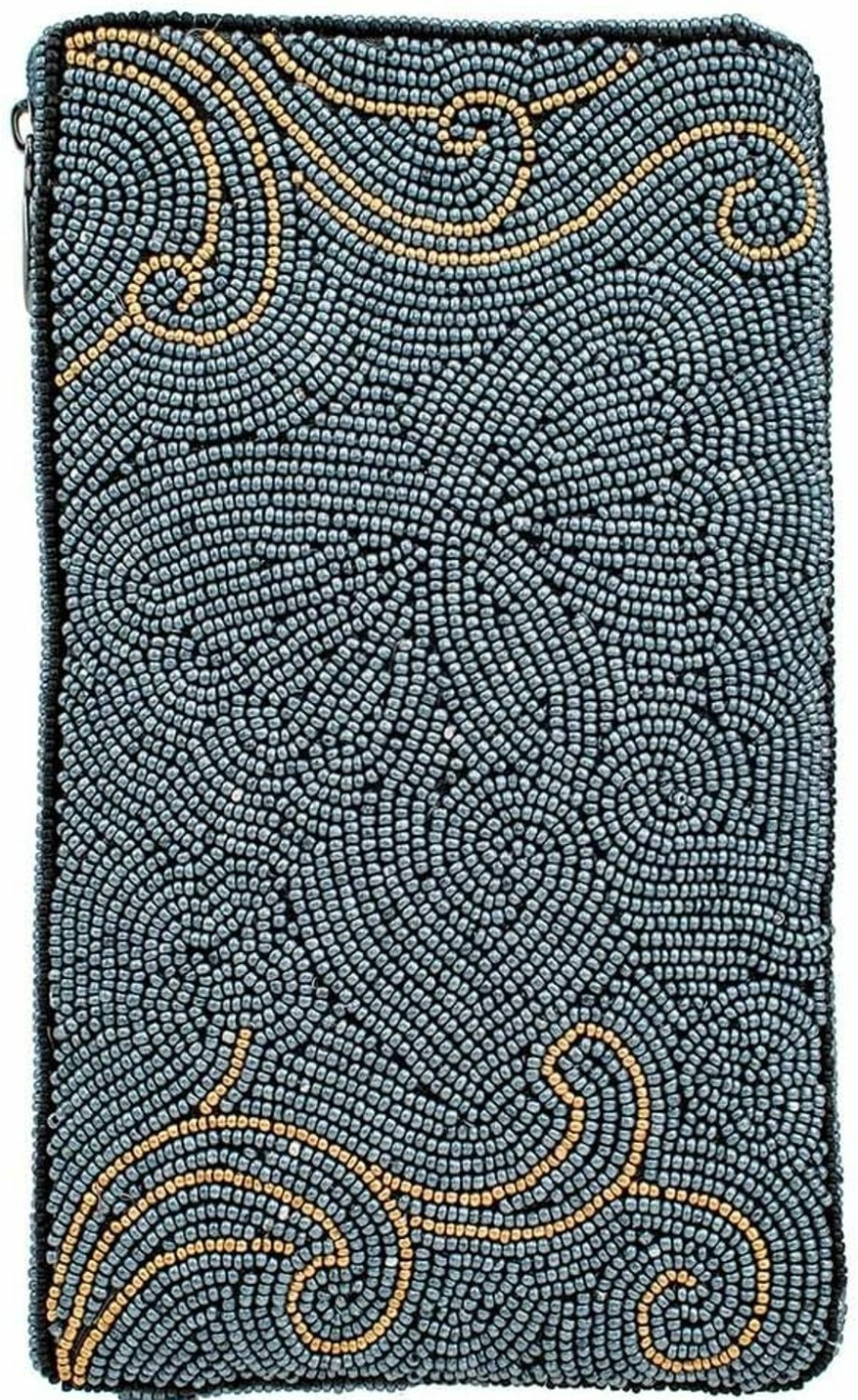 Mary Frances Crossbody Handbags | Mary Frances Mariposa Beaded Butterfly Crossbody Phone Bag, Blue