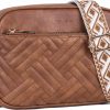 Roulens Crossbody Handbags | Roulens Quilted Crossbody Bags For Women, Vegan Leather Purses Small Shoulder Handbag Wallet Purse With Card Slots