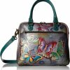 Anna by Anuschka Crossbody Handbags | Anna By Anuschka Women'S Genuine Leather Medium Cross Body | Hand Painted Original Artwork | Chic & Stylish Organizer