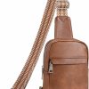 CLUCI Crossbody Handbags | Cluci Small Sling Bag For Women Vegan Leather Crossbody Chest Bags Trendy, Women'S Fanny Pack