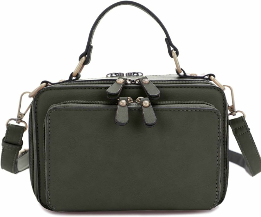 JESSIE & JAMES Crossbody Handbags | Jessie & James Pandora Compact Concealed Carry Crossbody Satchel Purse