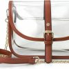 HOXIS Crossbody Handbags | Clear Saddle Cross Body Bag Women Chain Shoulder Handbag Purse