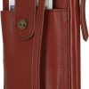 Timberland Crossbody Handbags | Timberland Women'S Rfid Leather Phone Crossbody Wallet Bag