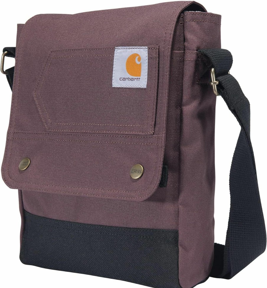 Carhartt Crossbody Handbags | Carhartt, Durable, Adjustable Crossbody Bag With Flap Over Snap Closure