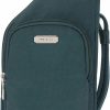 Travelon Crossbody Handbags | Travelon Crossbody Bag, Peacock, 5.25W X 10.5H X 1.5D