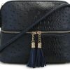 SG SUGU Crossbody Handbags | Sg Sugu Lightweight Dome Crossbody Bag Shoulder Bag With Animal Skin Pattern | Tassel Zipper