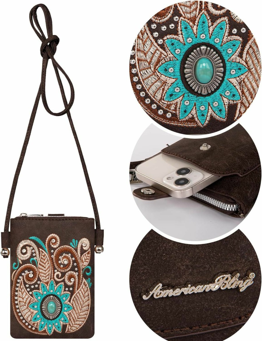 Montana West Crossbody Handbags | Montana West Crossbody Phone Purse For Women Western Designer Handbag With Strap