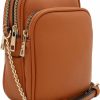 FashionPuzzle Crossbody Handbags | Fashionpuzzle Multi Pocket Pu Leather Casual Medium Crossbody Bag With Adjustable Strap