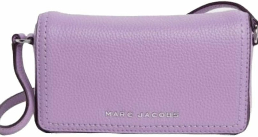 Marc Jacobs Crossbody Handbags | Marc Jacobs ( H107L0Fa21 Women'S Groove Leather Mini Crossbody Bag In Regal Orchid With Silver