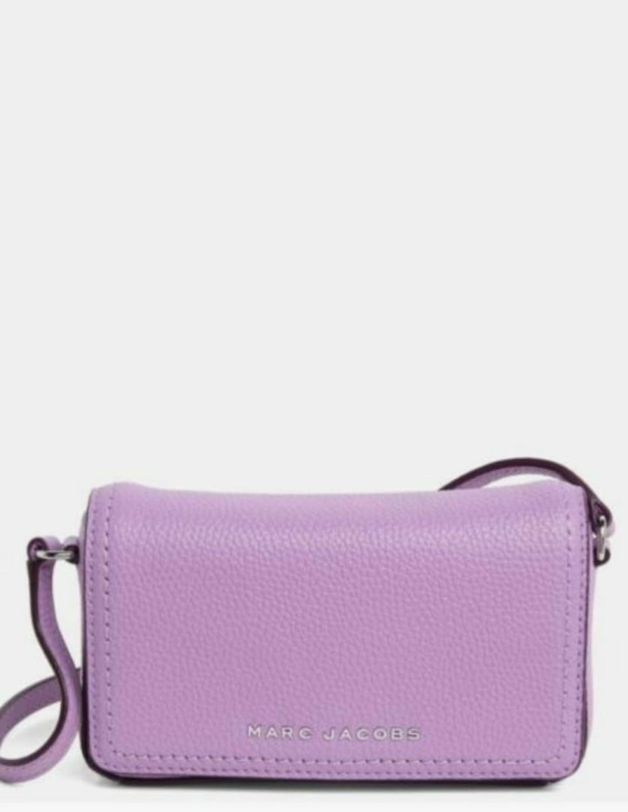 Marc Jacobs Crossbody Handbags | Marc Jacobs ( H107L0Fa21 Women'S Groove Leather Mini Crossbody Bag In Regal Orchid With Silver