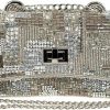 Mary Frances Crossbody Handbags | Mary Frances Idol Convertible Crossbody Shoulder Handbag, Silver