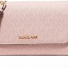 Michael Kors Crossbody Handbags | Michael Kors Medium Logo Convertible Crossbody Bag (Dk Powder Blush)