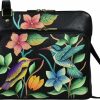 Anna by Anuschka Crossbody Handbags | Anna By Anuschka Women'S Leather Handpainted Crossbody