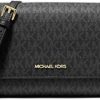 Michael Kors Crossbody Handbags | Michael Kors Medium Logo Convertible Crossbody Bag (Black)