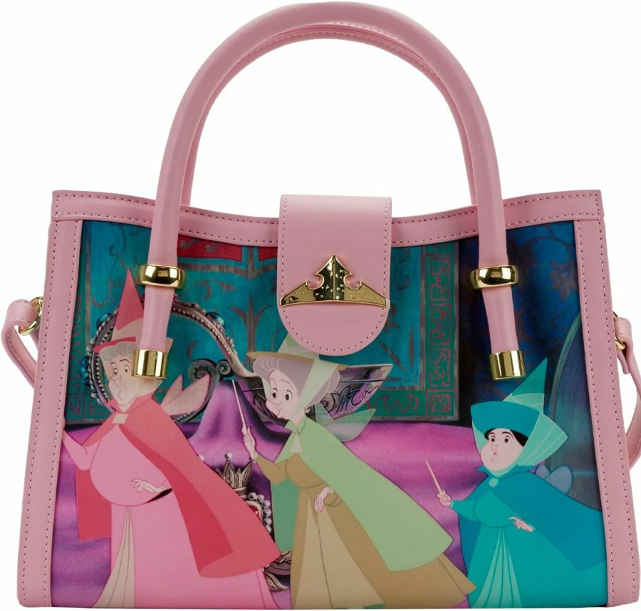 Loungefly Crossbody Handbags | Loungefly Disney Sleeping Beauty Princess Scene Cross Body Bag