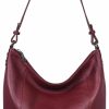 Iswee Crossbody Handbags | Iswee Hobo Bags For Women Soft Leather Women'S Shoulder Bags Large Purses And Handbags Fashion Everyday Tote Zipper Bags