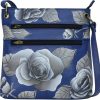 Anna by Anuschka Crossbody Handbags | Anna By Anuschka Romantic Rose Blue