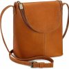 Le Donne Crossbody Handbags | Le Donne Leather Casper U Zip Crossbody Leather Shoulder Bag Purse For Women