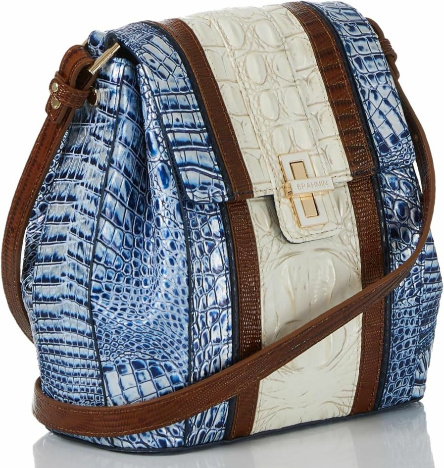 BRAHMIN Crossbody Handbags | Margo - Coastal Blue Odysea