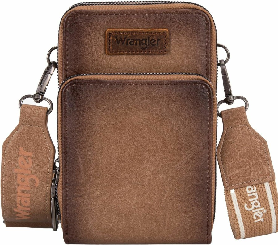 Wrangler Crossbody Handbags | Wrangler Rfid Blocking Crossbody Purses For Women Cell Phone Wallet With Credit Card Slots