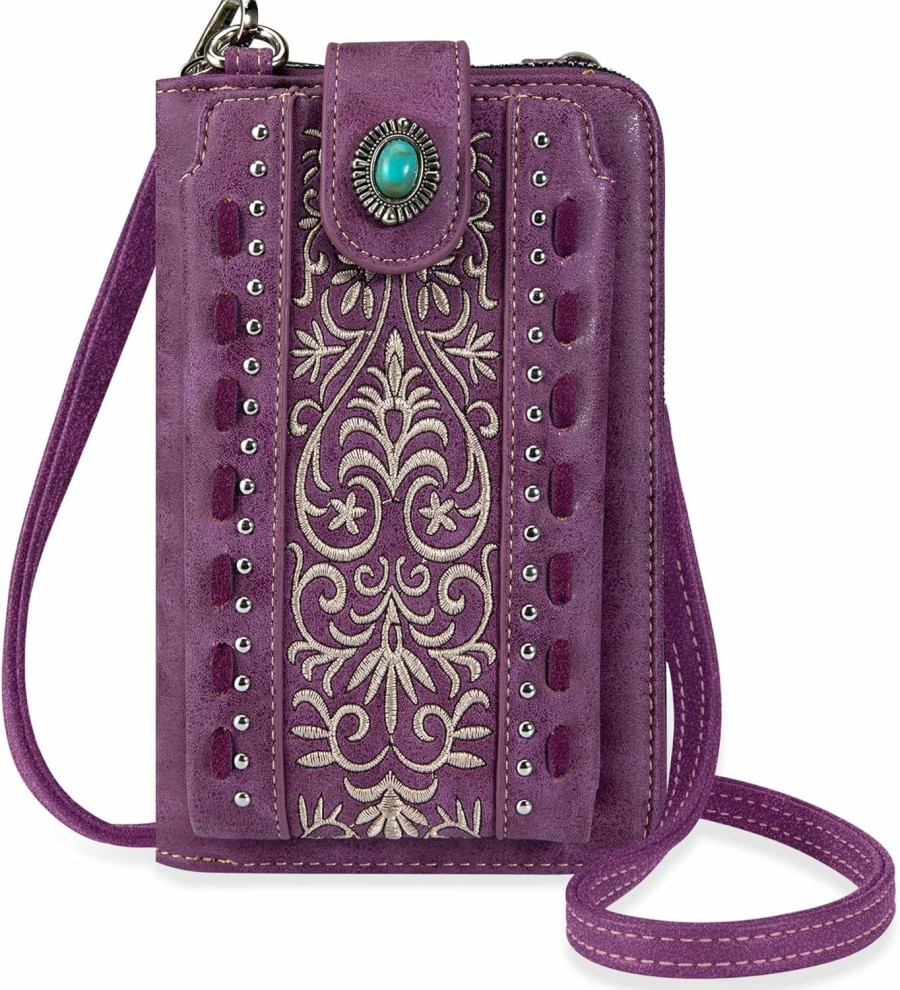 Montana West Crossbody Handbags | Montana West Western Small Crossbody Cell Phone Purses For Women Cellphone Wallet Bag