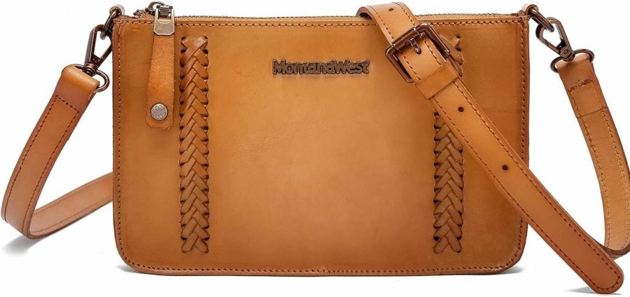 Montana West Crossbody Handbags | Montana West Crossbody Bags For Women Genuine Leather Cell Phone Purse Wallet Lightweight Shoulder Bag Travel Purse